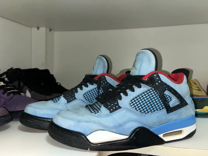 Travis Scott x Air Jordan 4 Cactus Jack US 10,5 sem box condição 8,5/10