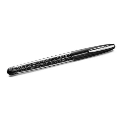 caneta esferográfica swarovski crystalline preta