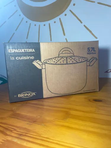 Espagueteira Antiaderente vermelha - La cuisine By Brinox