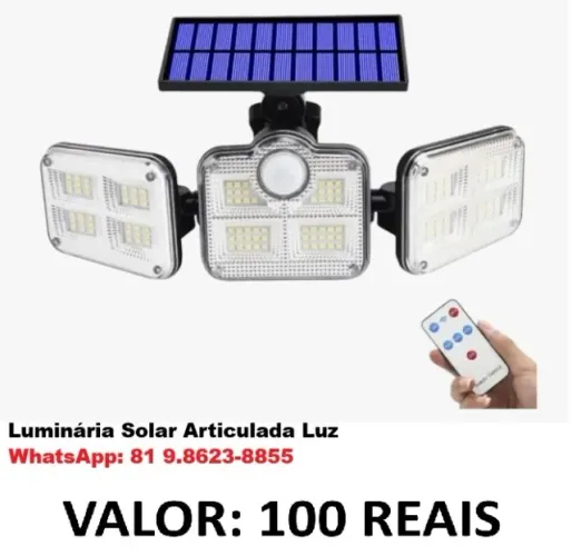 LÚMINARIA SOLAR (NÃO FAÇO ENTREGA)