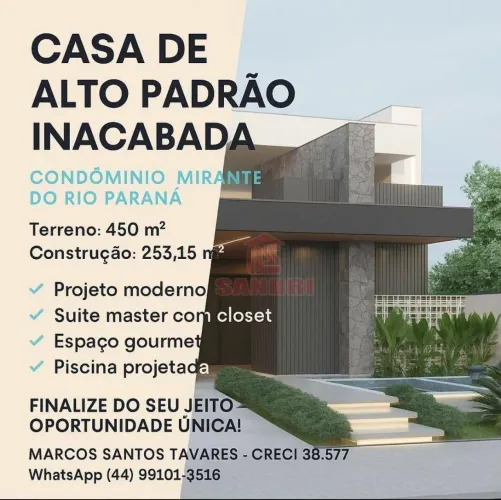 Casa com 4 dormitórios à venda, 253 m² por R$ 1.000.000,00 - 000 - Porto Rico/PR