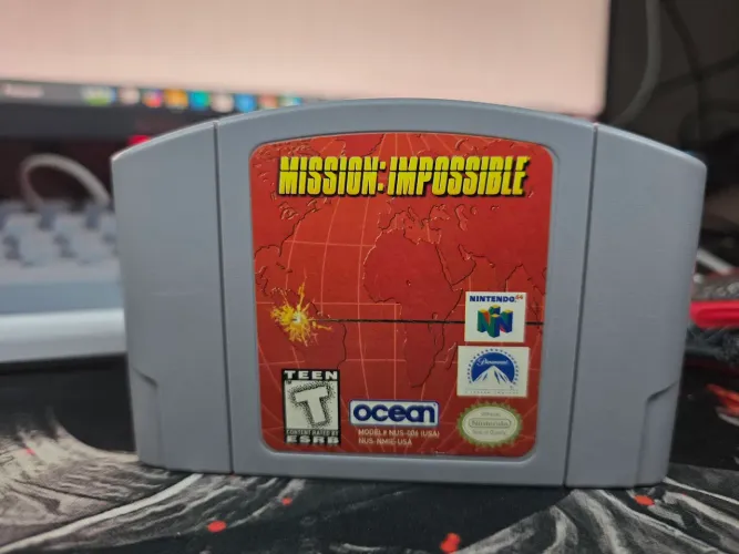 Mission:Impossible (Missão Impossível N64), Nintendo 64, Jogo Original, Labels Originais