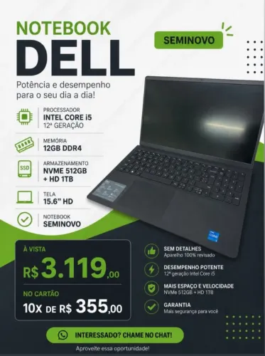 Notebook seminovos
