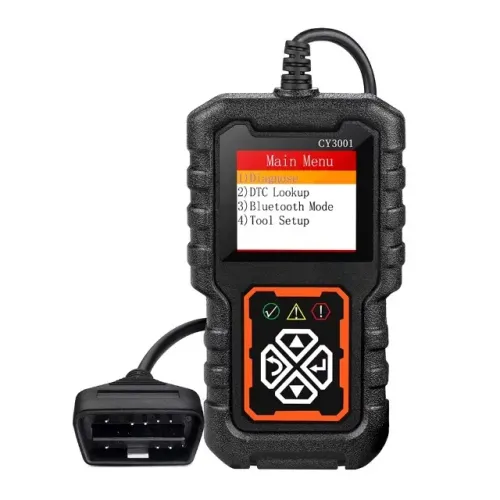 Scanner Automotivo OBD2 CY3001 Profissional - Lê e Apaga Falhas Injeção - Pronta Entrega