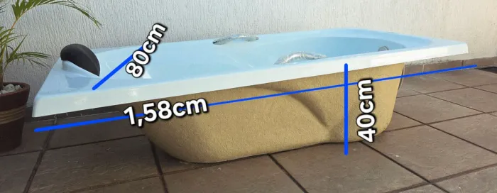 Banheira de imersão sem hidro nova