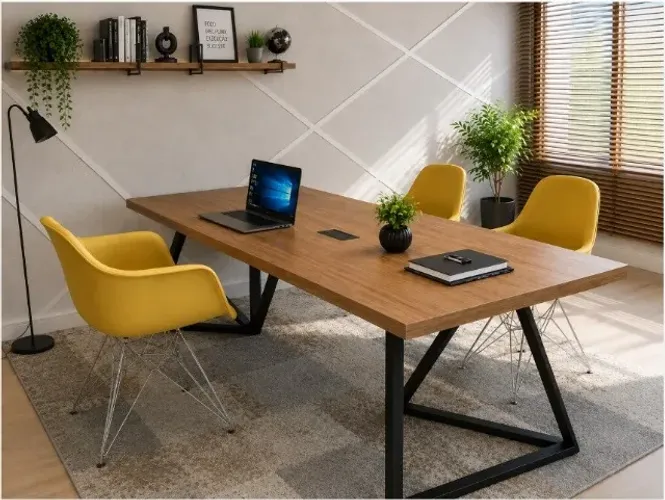  Mesa Santoro Isósceles Wood Delluxe.L174cm x P70cm x A74