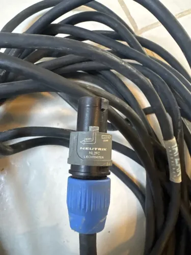Cabo Speakon Profissional 16m - Pro Co EUA / Conectores Neutrik