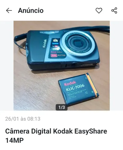 Câmera Kodak Easyshare 14MP