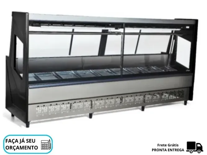 Balcão de Carnes Preto 3M Polar 220v