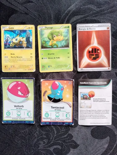 Cartas cards colecionaveis pokémon lote
