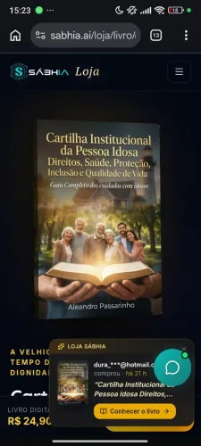 Cartilha institucional da pessoa idosa