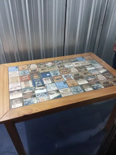 Mesa de Jantar Completa com 6 cadeiras mais carrinho auxiliar