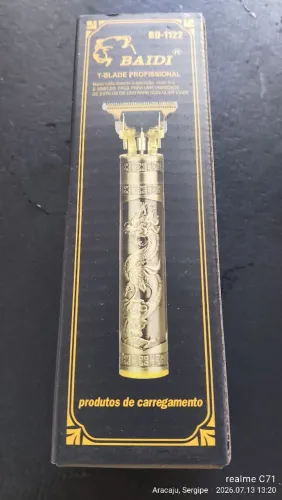 Máquina de cortar cabelo recarregável