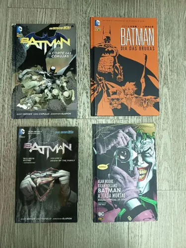 Batman Capa Dura - A Piada Mortal, Dia das Bruxas, Corte das Corujas e Death of the Family