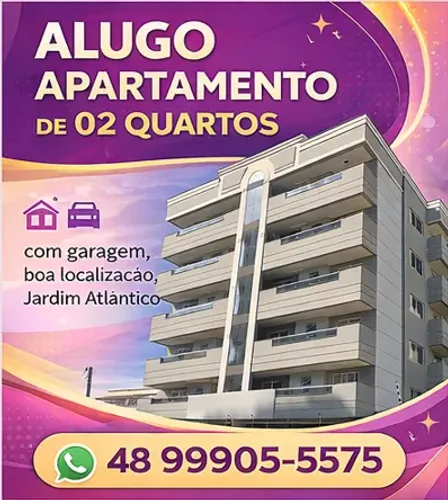 PROMOÇÃO!!! LOCAÇÃO ALUGUEL APARTAMENTO 2 QUARTOS JARDIM ATLÂNTICO FLORIANÓPOLIS FLORIPA