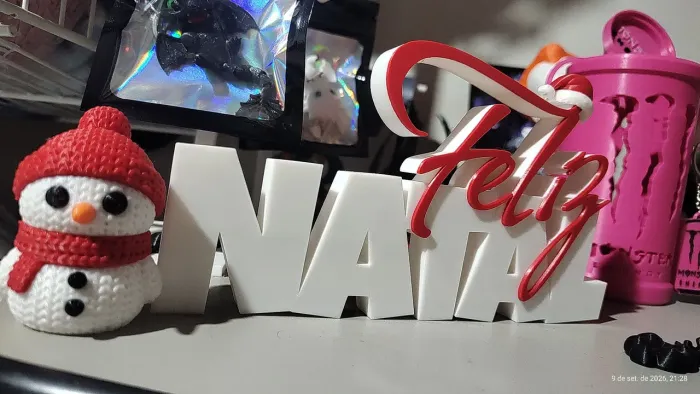 Decoração mesa NATAL com boneco de neve ?