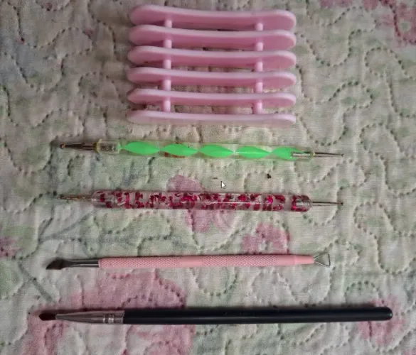 Kit de ferramentas para alongamento de unhas - usado