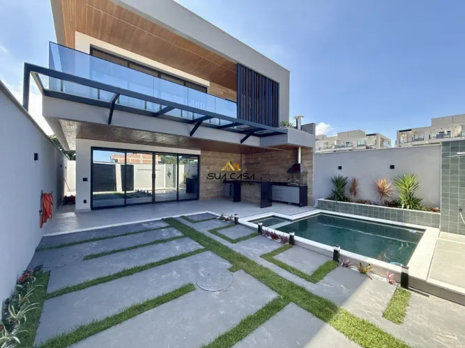 Excelente Casa Duplex primeira locação em Condominio novo no Recreio dos Bandeirantes REF: