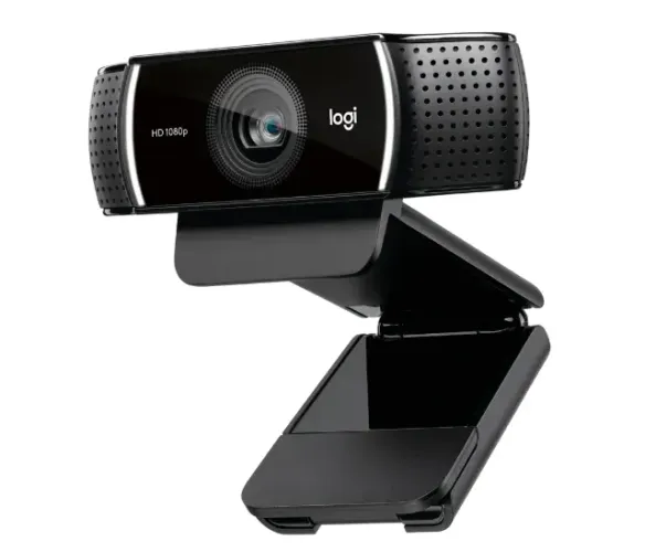 WebCan C922 Pro Logitech original com tripé, em bom estado na caixa com manuais