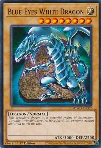 Yugioh!!! Blue-Eyes White Dragon (SDWD-PT002) common