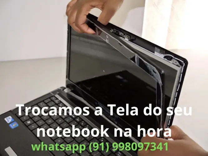 Tela e display para notebook, Novo e usado Trocamos na hora Dell acer Lenovo