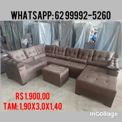 SOFA COM CHAISE 