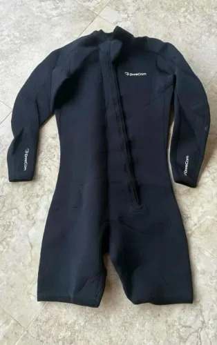 SHORT JOHN DIVECOM 3MM - NOVO - TAMANHO 6