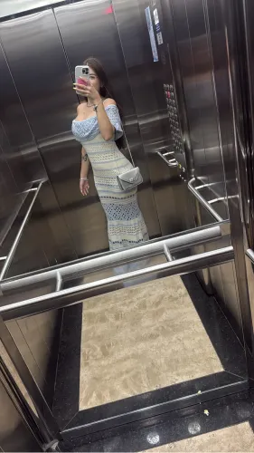 Vestido crochê