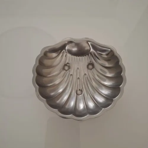 Saboneteira antiga inox Meridional
