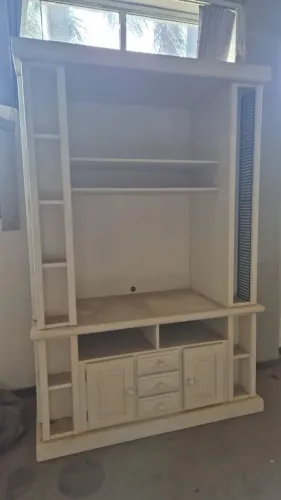 Rack TV madeira maciça