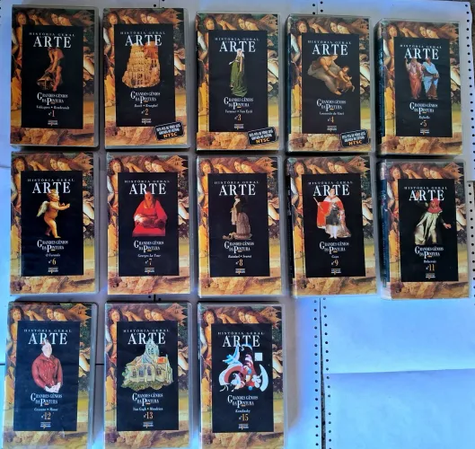 Fitas vhs- Coleção de Arte ( lote)
