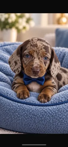 Dachshund! Arlequim chocolate belíssimo