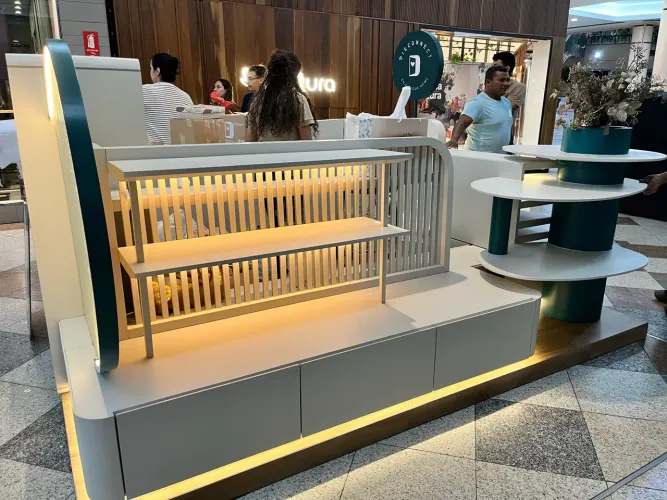Vendo Quiosque pronto perfeito para Shopping