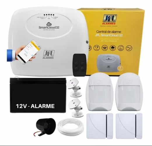 Alarme de segurança e instalação 