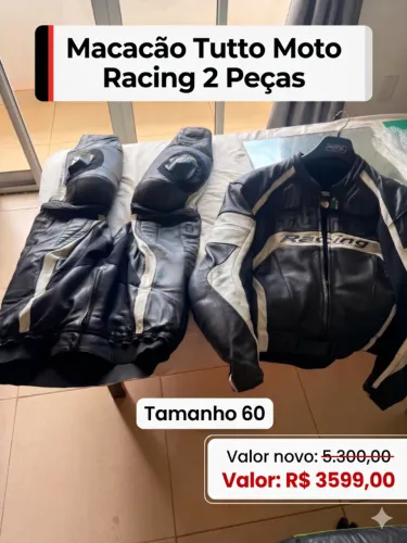 MACACÃO TUTTO RACING 1 PEÇA - TAMANHO 60