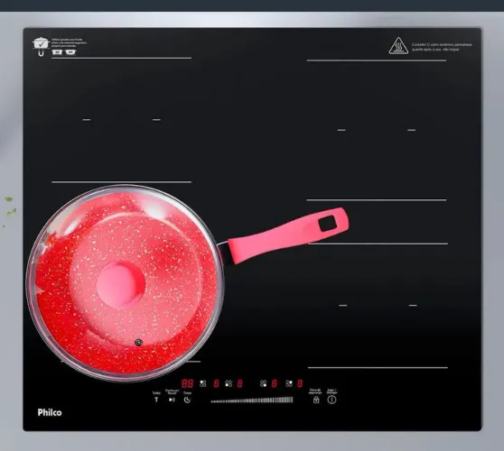cooktop de indução philco pctq1 com 9 níveis - potente e econômico