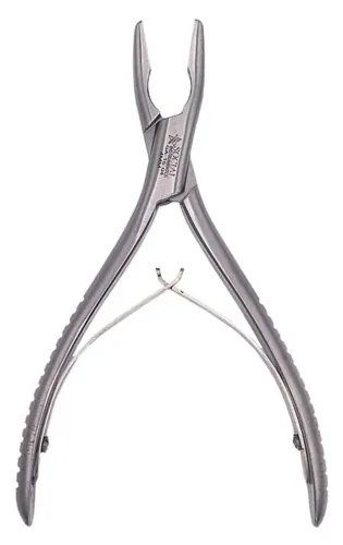 Pinça Goiva Alveolotomo Curva 16cm / 4mm Reto