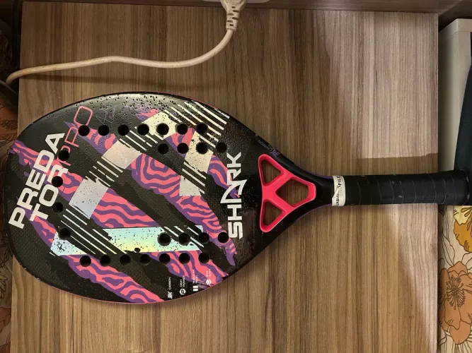 Raquete beach tennis shark predator pro
