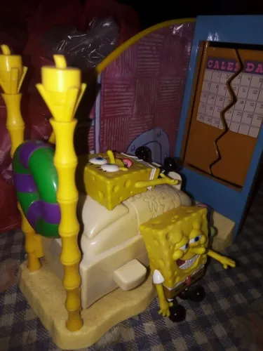 Bob Esponja Quarto Gary Lançamento PlaySet 
