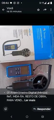 Anemômetro Digital (Minipa) - 11A