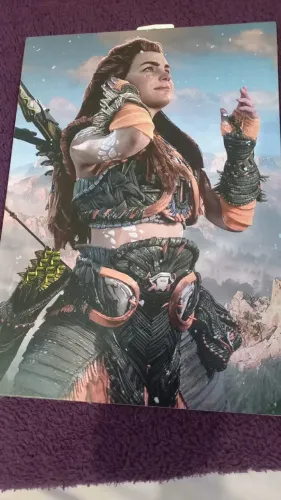Placa Decorativa Horizon Forbidden West - Aloy 