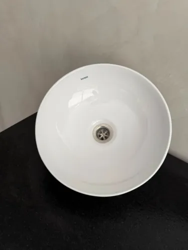 Cuba de Apoio Branca Alto Brilho Redonda Incepa 30 cm