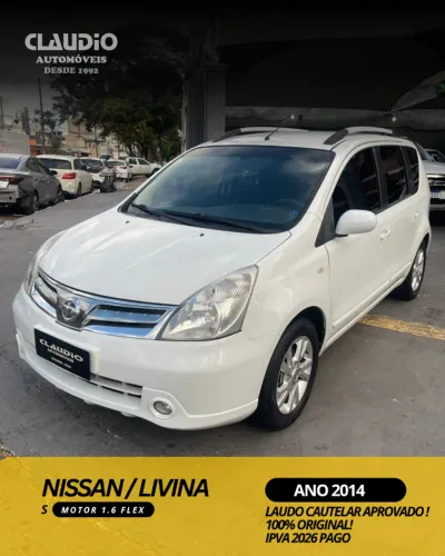 Nissan Livina S 1.6 16V Flex Fuel Mec. 2014