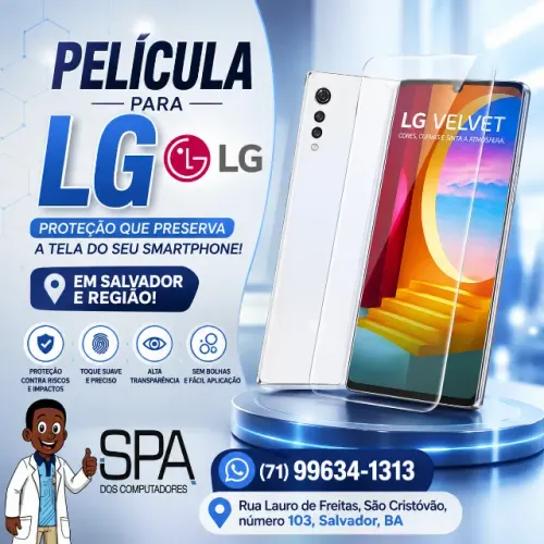 Película para smartphone LG em Salvador e região