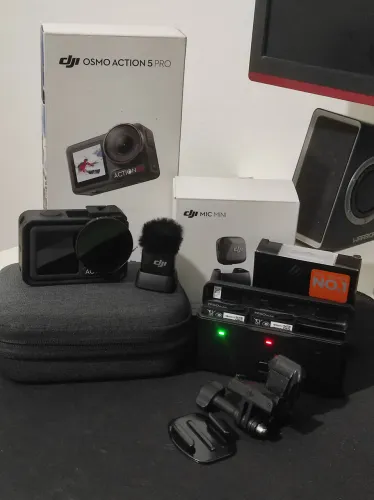 DJI Osmo Action 5 Pro + DJI Mic Mini + 512GB microSD