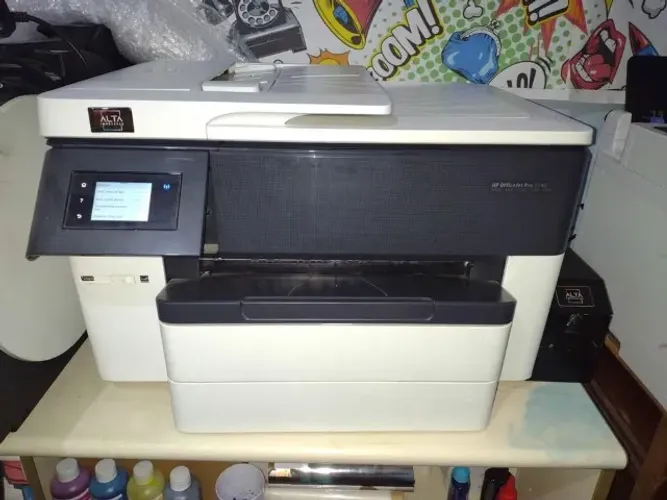 Impressora hp 7740 A3 pro SEM CABEÇA DE IMPRESSÃO