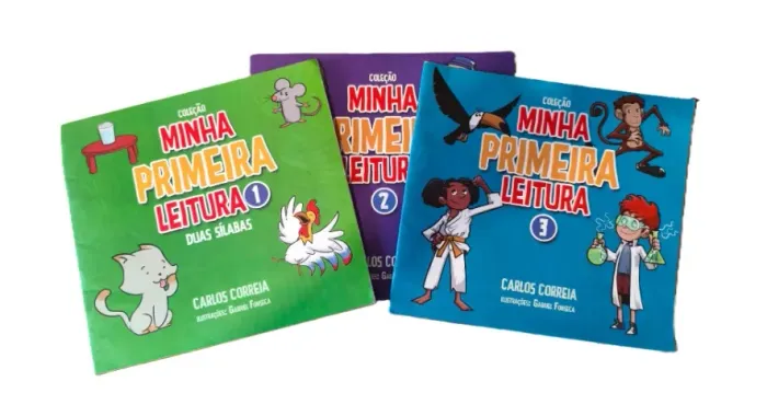 kit com 3 Livros da Minha Primeira Leitura - Vols. 1, 2 e 3