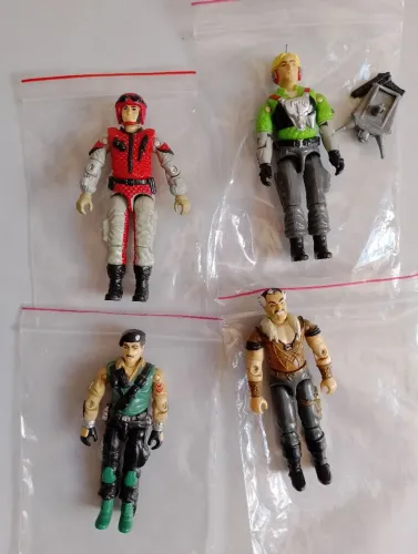 Lote de Bonecos Comandos em Ação Hasbro Anos 80