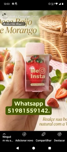 Para hidratar os lábios deixa uma leve côr