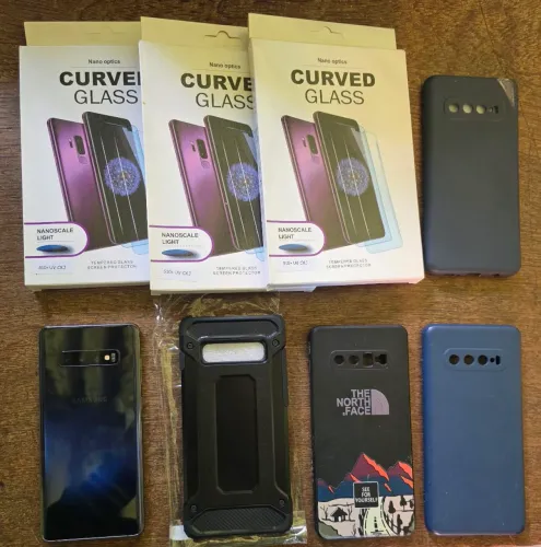 Galaxy S10 Plus - 128 GB + Kit capinha e película UV